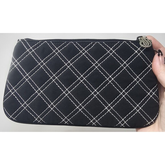 Vera Bradley Retired Limited Edition Flap Cosmetic Microfiber Spectator Wristlet - Picture 3 of 12